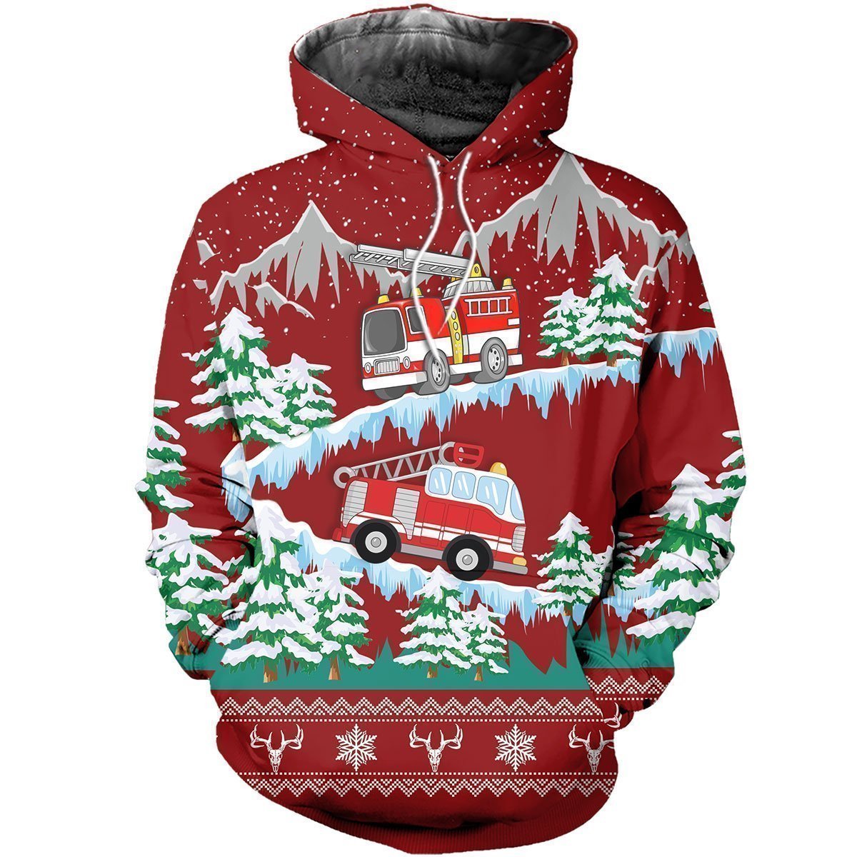 3D All Over Printed Firefighter - Amaze Style™-Apparel