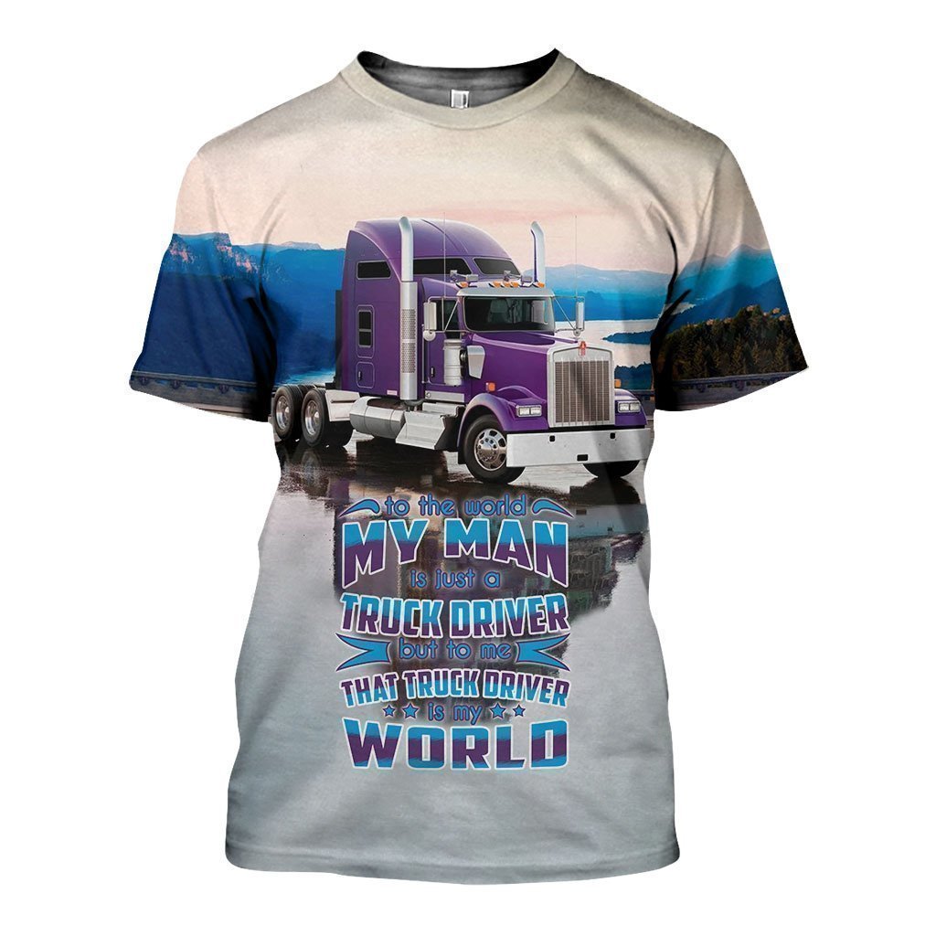 3D All Over Printed Truck Shirt-Apparel-6teenth World-T-Shirt-S-Vibe Cosy™