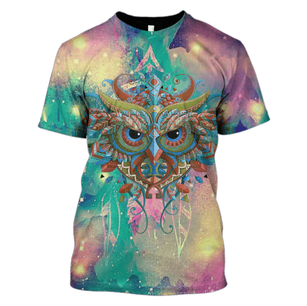 3D Owl Hoodie - Tshirt HC1405 - Amaze Style™-Apparel