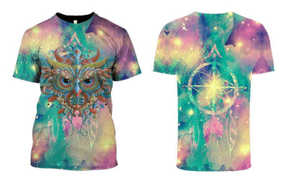 3D Owl Hoodie - Tshirt HC1405 - Amaze Style™-Apparel