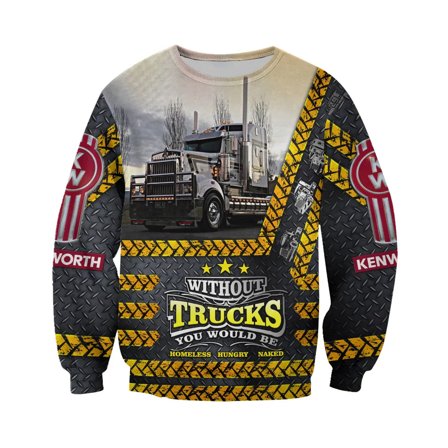 TRUCK DRIVER 3D ALL OVER PRINTED SHIRTS AND SHORT FOR MAN AND WOMEN PL12032004 - Amaze Style™-Apparel