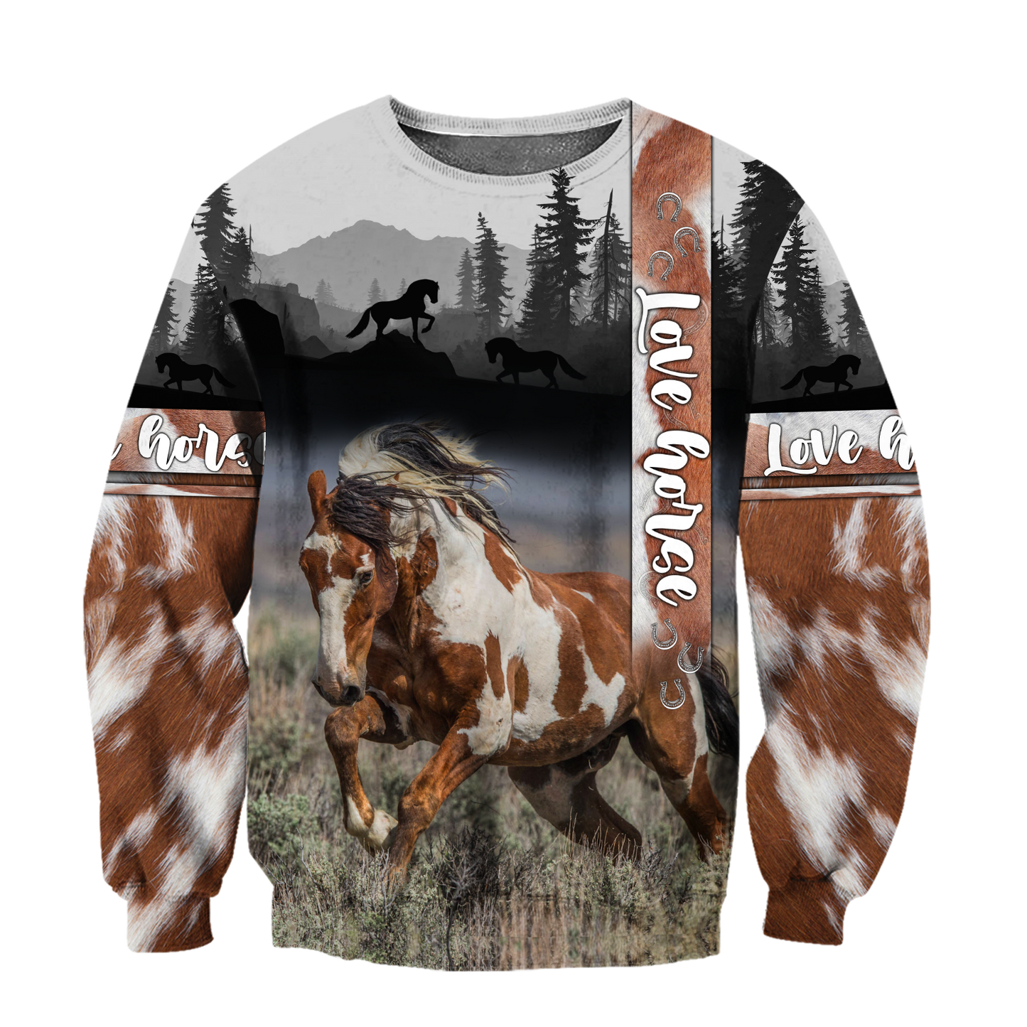 Beautiful American Paint Horse 3D All Over Printed Shirts For Men And Women DA19112005