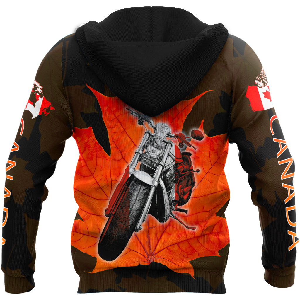 Canada Motorcycle 3D Hoodie HHT29072001-LAM-Apparel-LAM-Hoodie-S-Vibe Cosy™