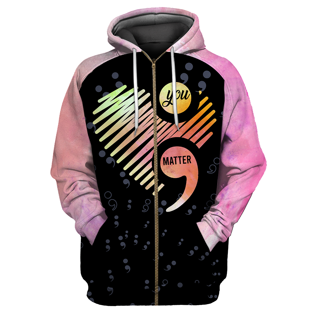 Suicide Prevention Awareness 3D All Over Printed Shirts For Men and Women DQB09112001