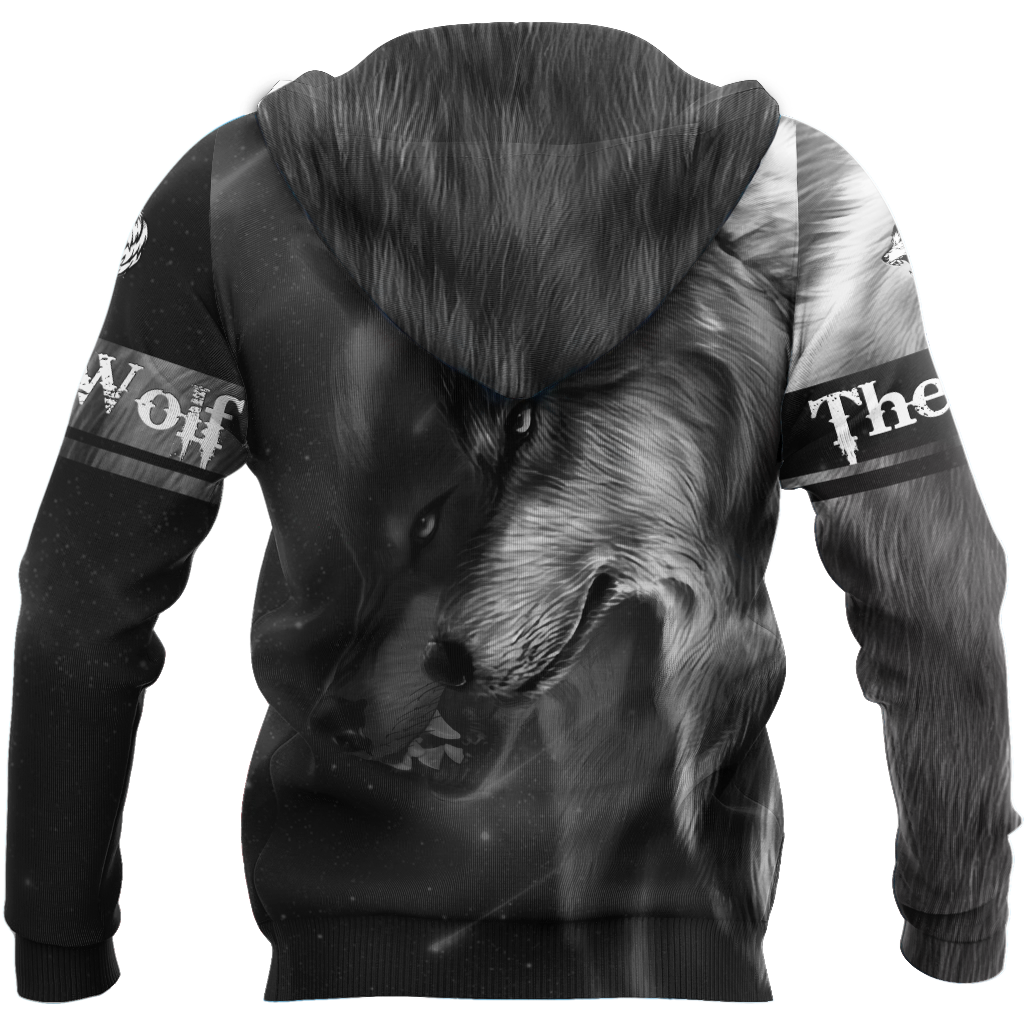 Tattoo Wolf 3D All Over Printed Hoodie For Men and Women DAST19102001