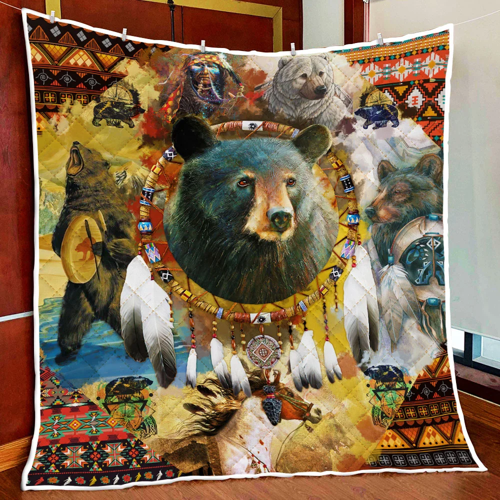 Bear Native American Quilt