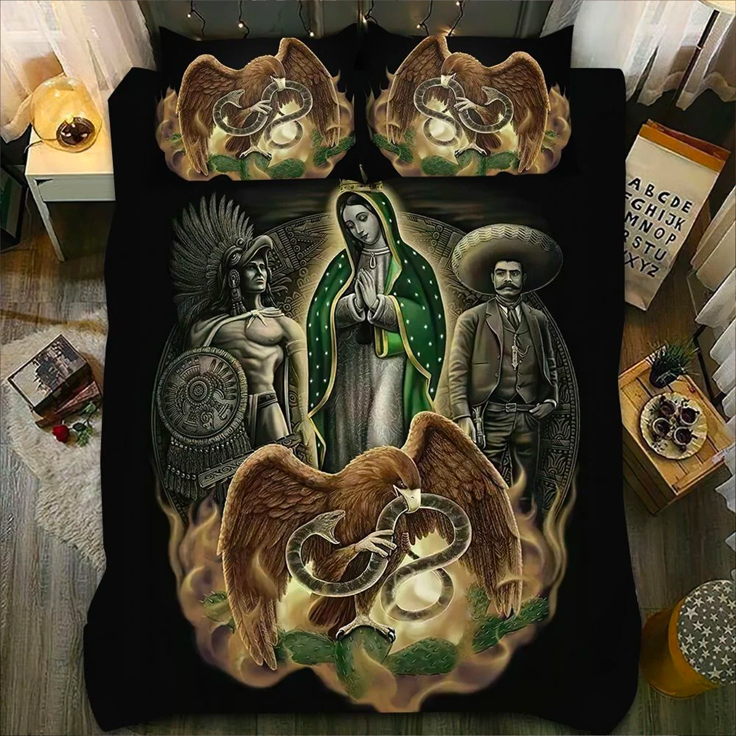 Aztec Mexico 3D Printed Bedding Set DQB08102102