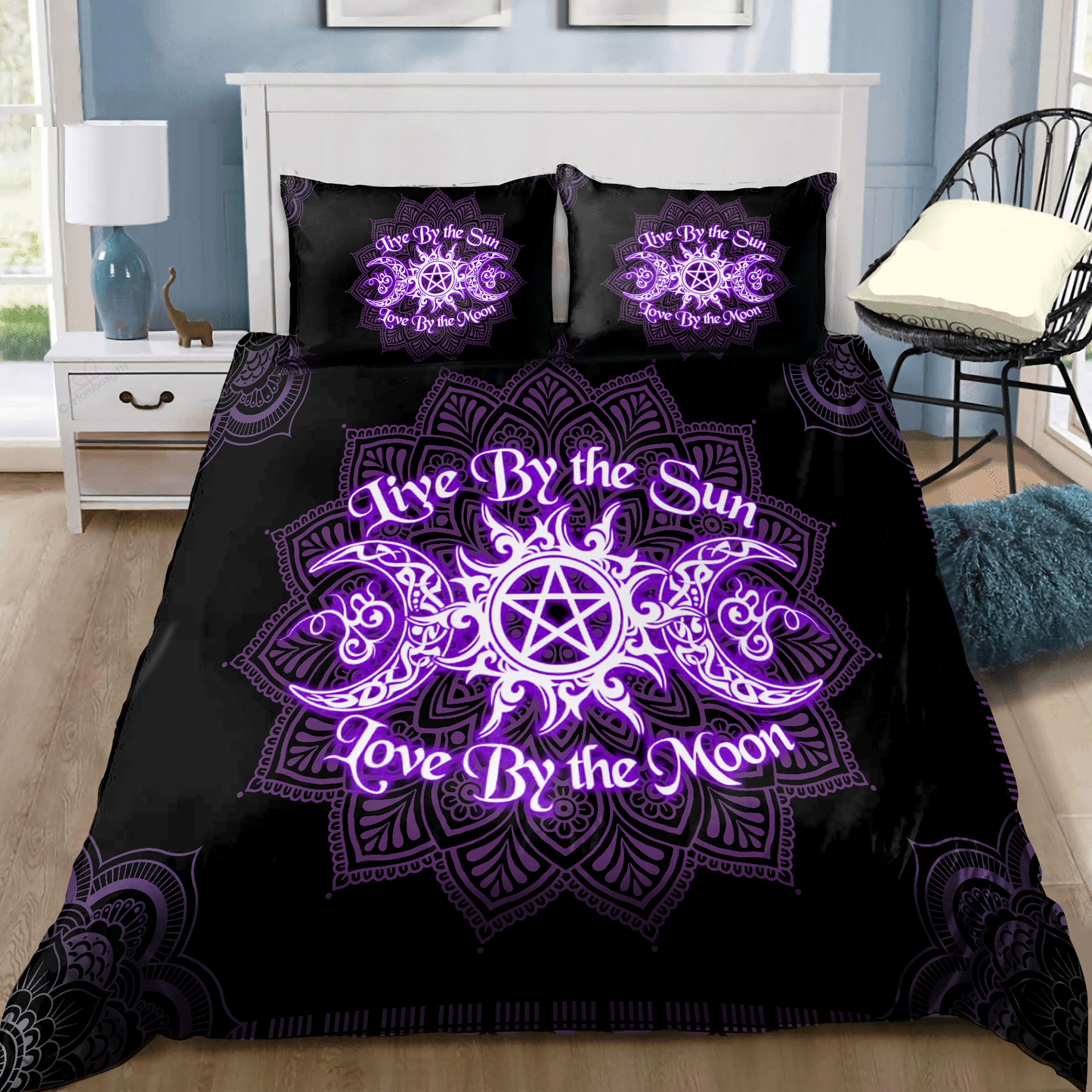 Beautiful Mandala Wicca Bedding Set MEI09292002-MEI