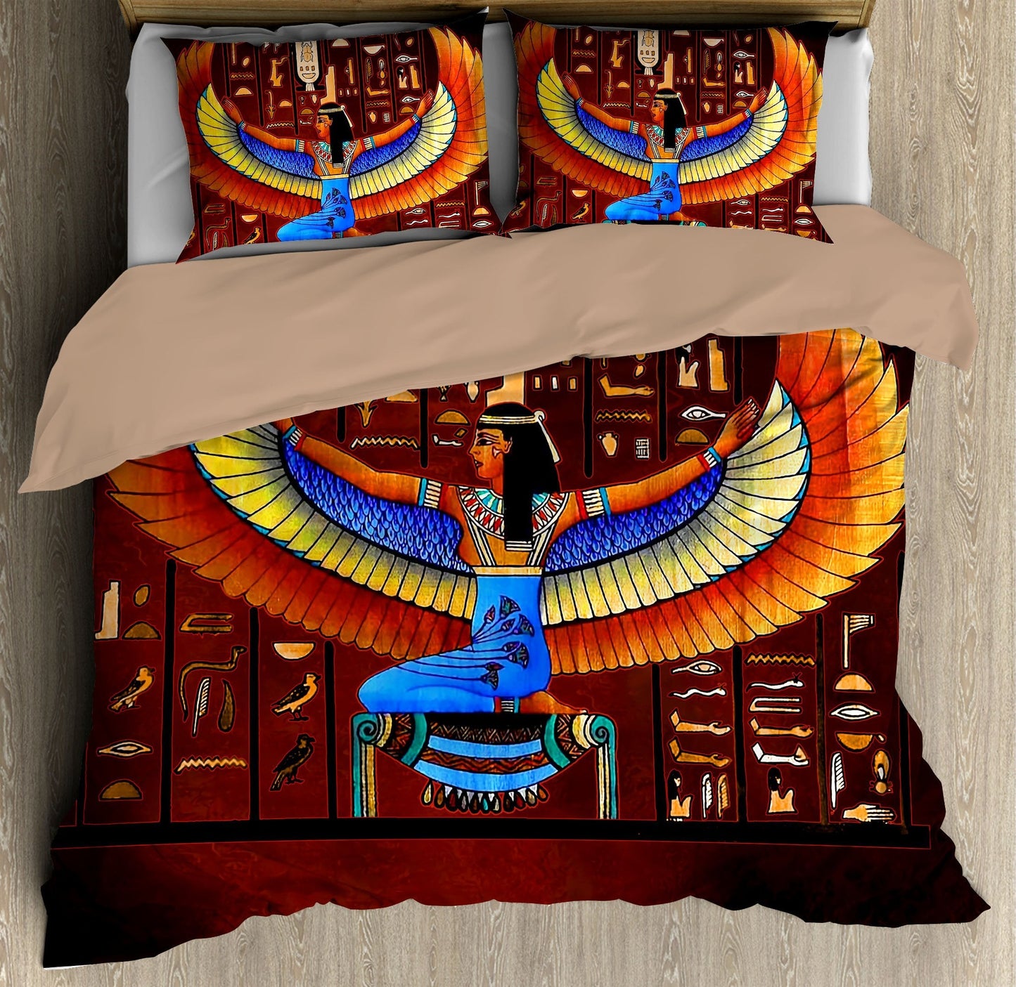 Ancient Egyptian Ma'at Bedding Set HHT26062004