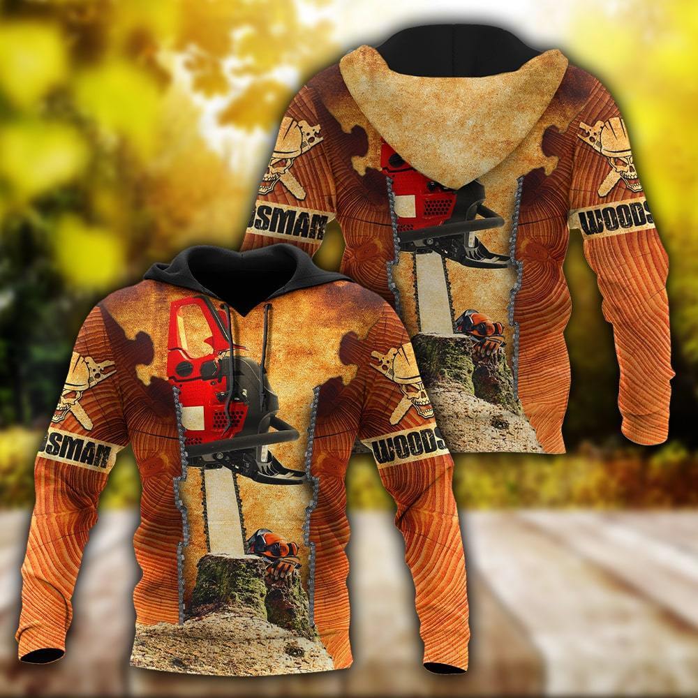 All Over Printed Woodsman Hoodie MEI09152001-MEI