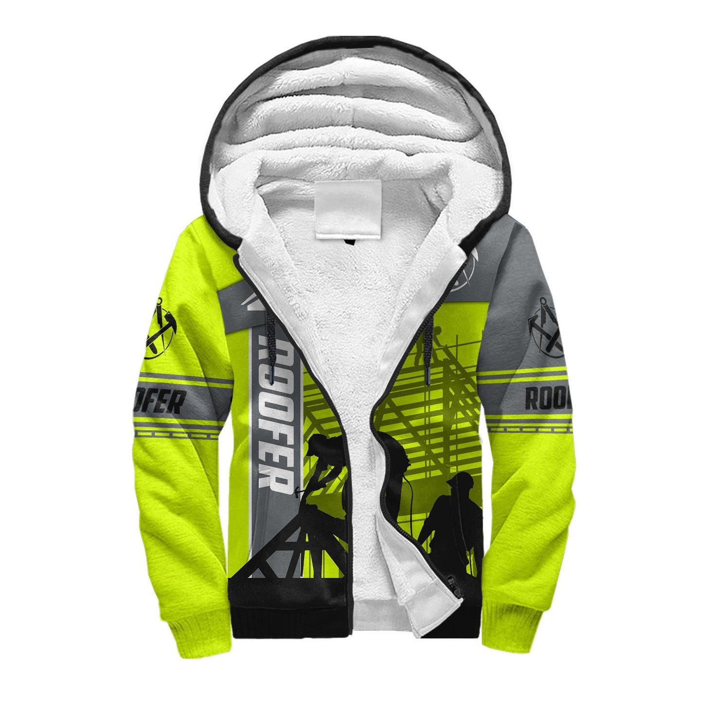 The Roofer Man Green 3D All Over Printed Shirts For Men