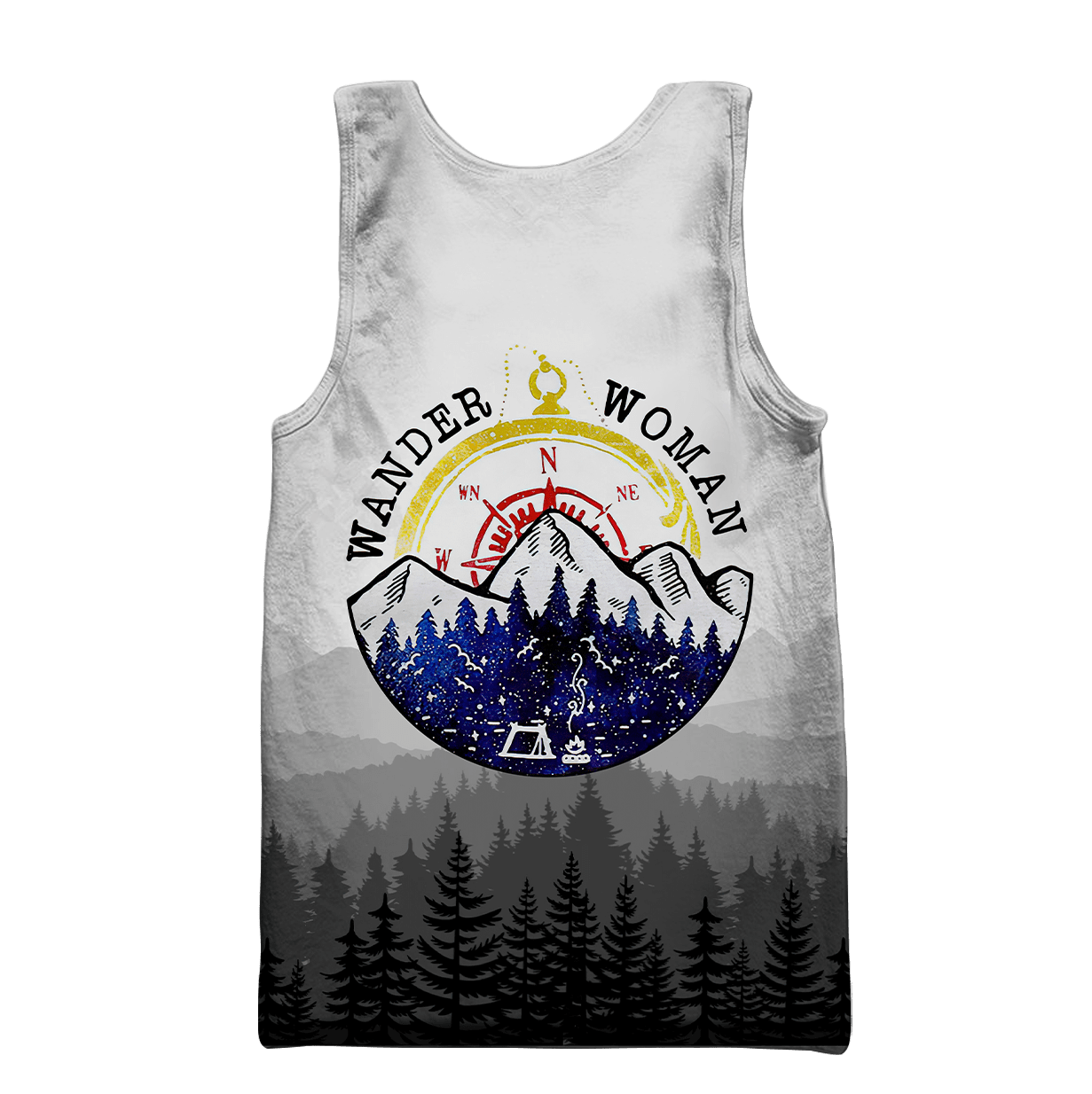 Hiking trails open wander women 3D all over printed shirts