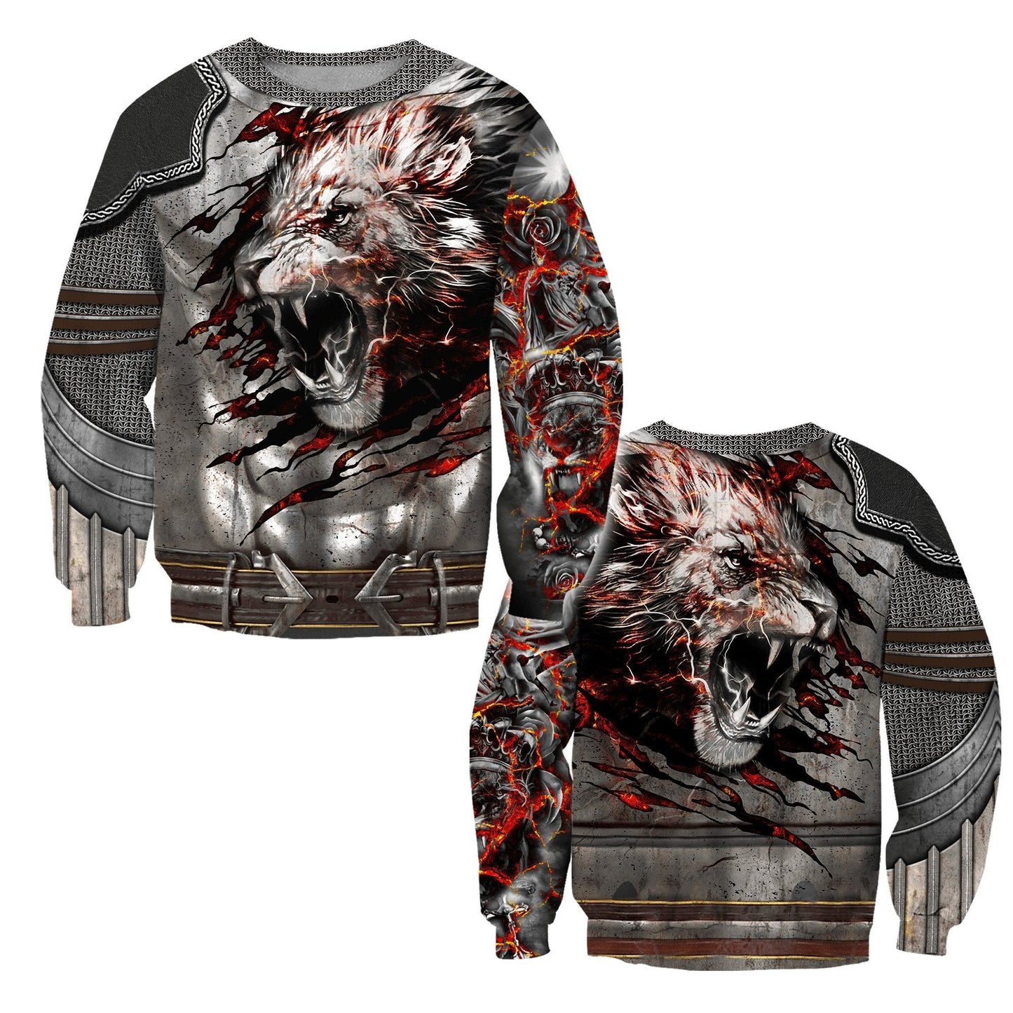Amor Lion Tattoo 3D All Over Printed Unisex Shirt