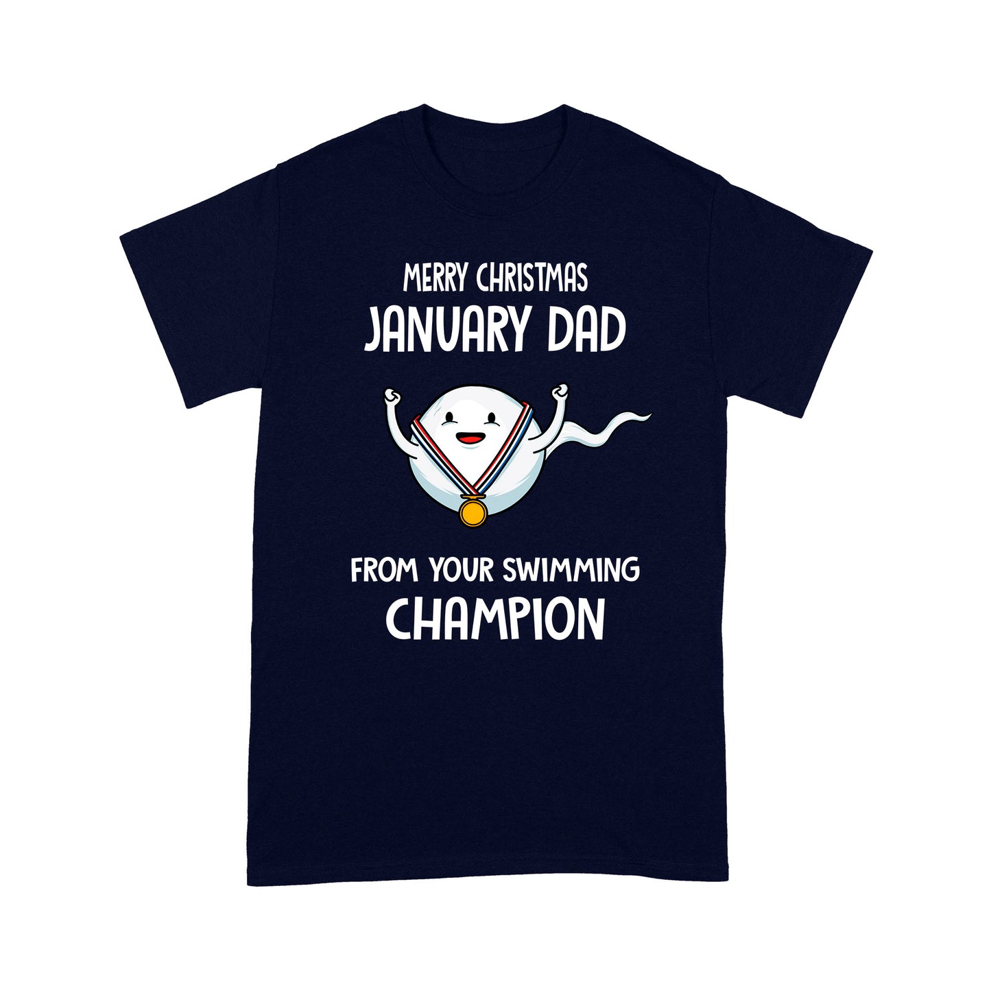 Best Christmas Gift for January Dad T-shirt DL