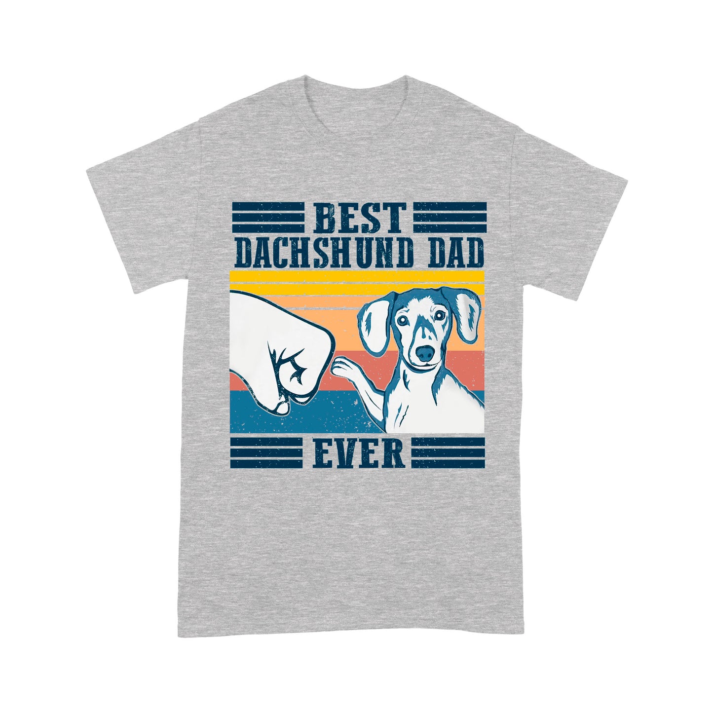 Best Dachshund Dad T shirt DL