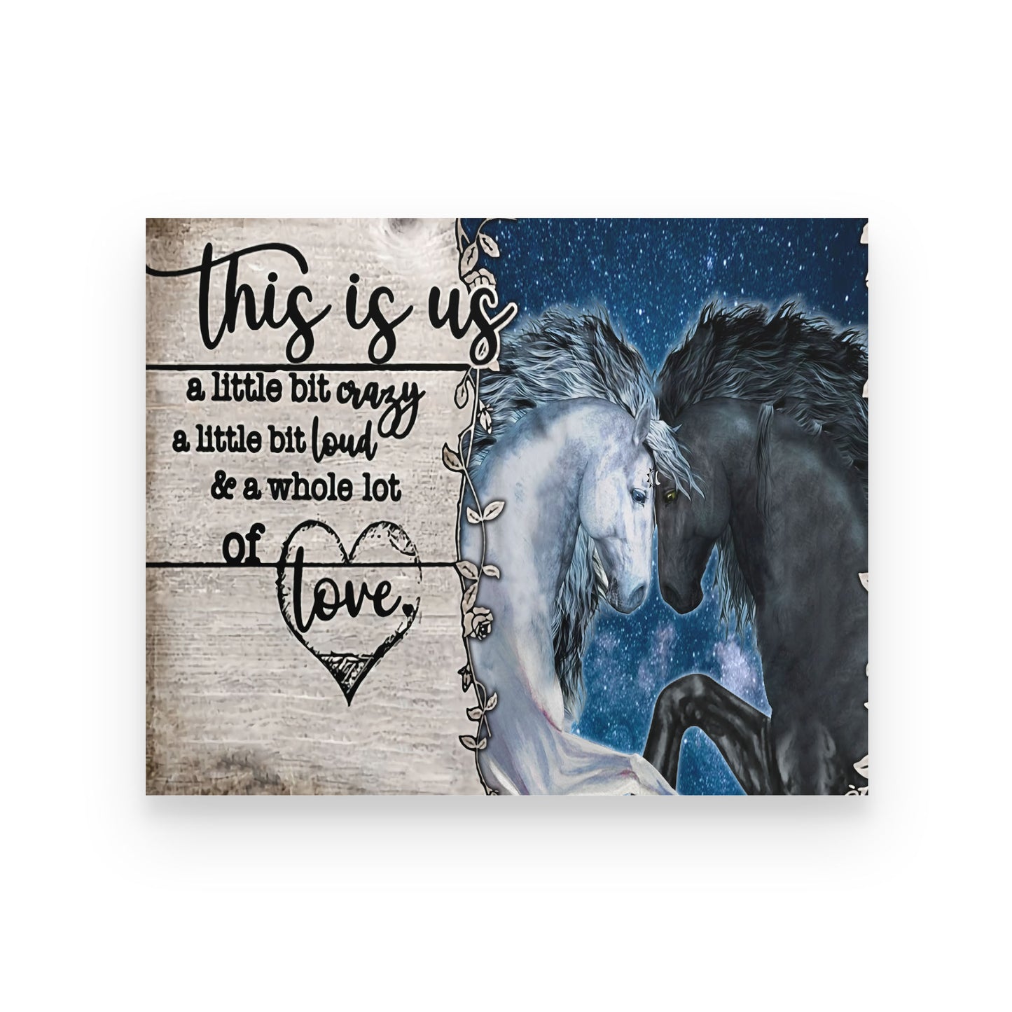 CANVAS-Horse Couple-  This Is Us - Wedding Anniversary - TA