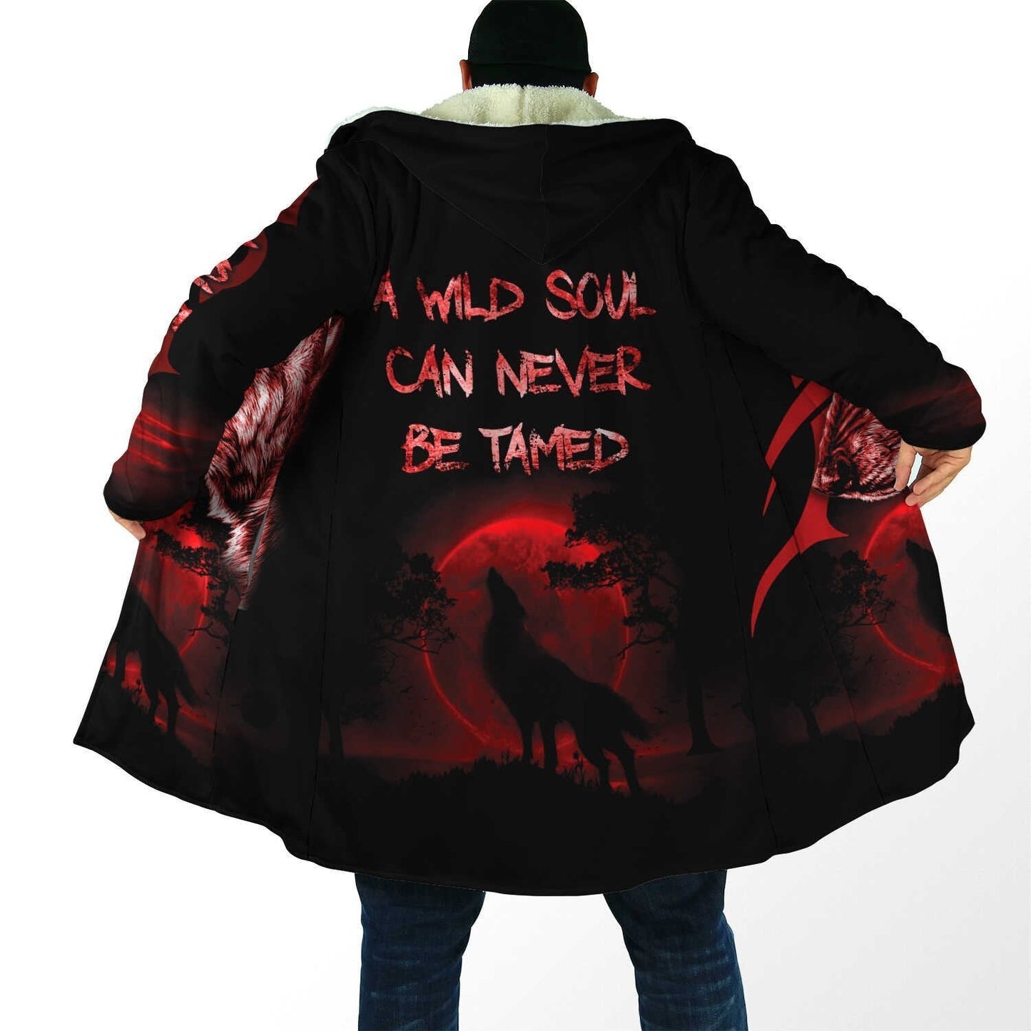 Wolf - A Wild Soul Can Never Be Tamed 3D All Over Printed Unisex Shirts