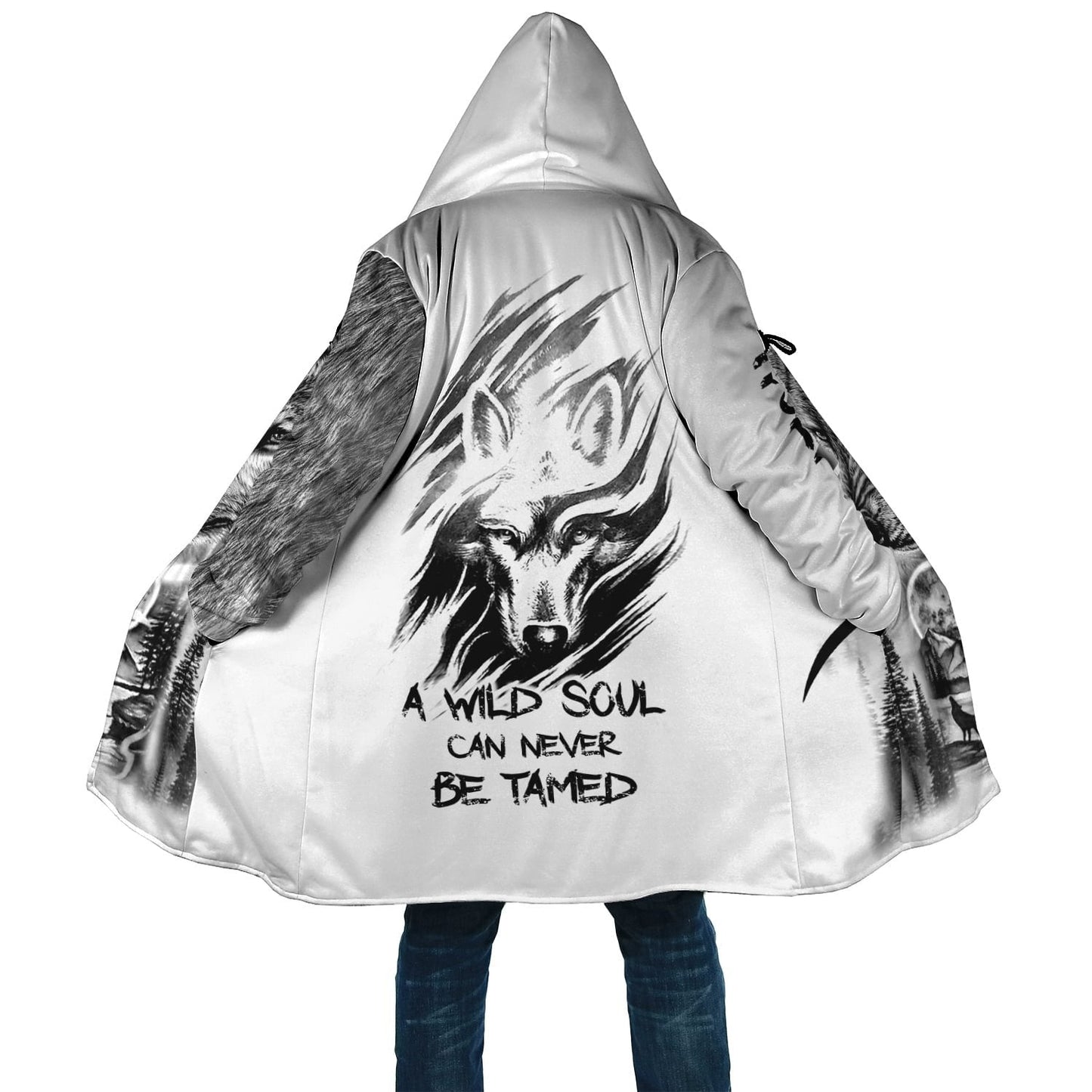 Wolf - A Wild Soul Can Never Be Tamed 3D All Over Printed Unisex Shirts