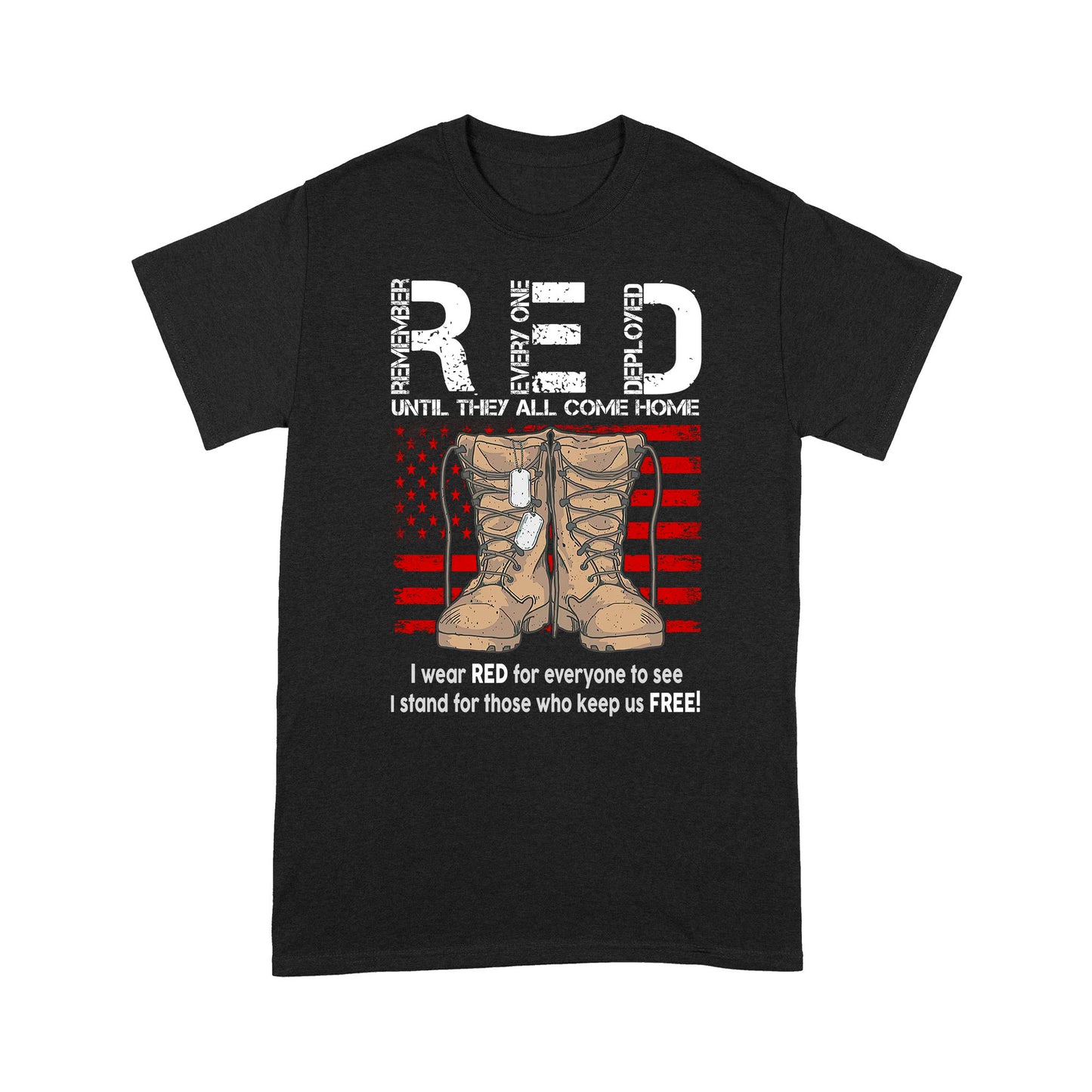 On Friday We Wear Red Classic T-Shirt, Best Gift For Dad Grandpa Veterans