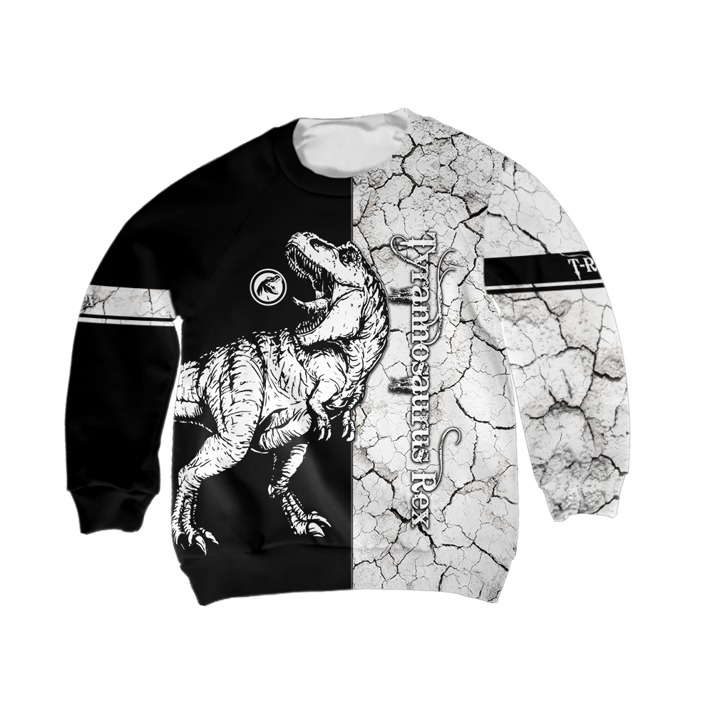 Tyrannosaurus Dinosaur 3D all over printed shirts for Kids