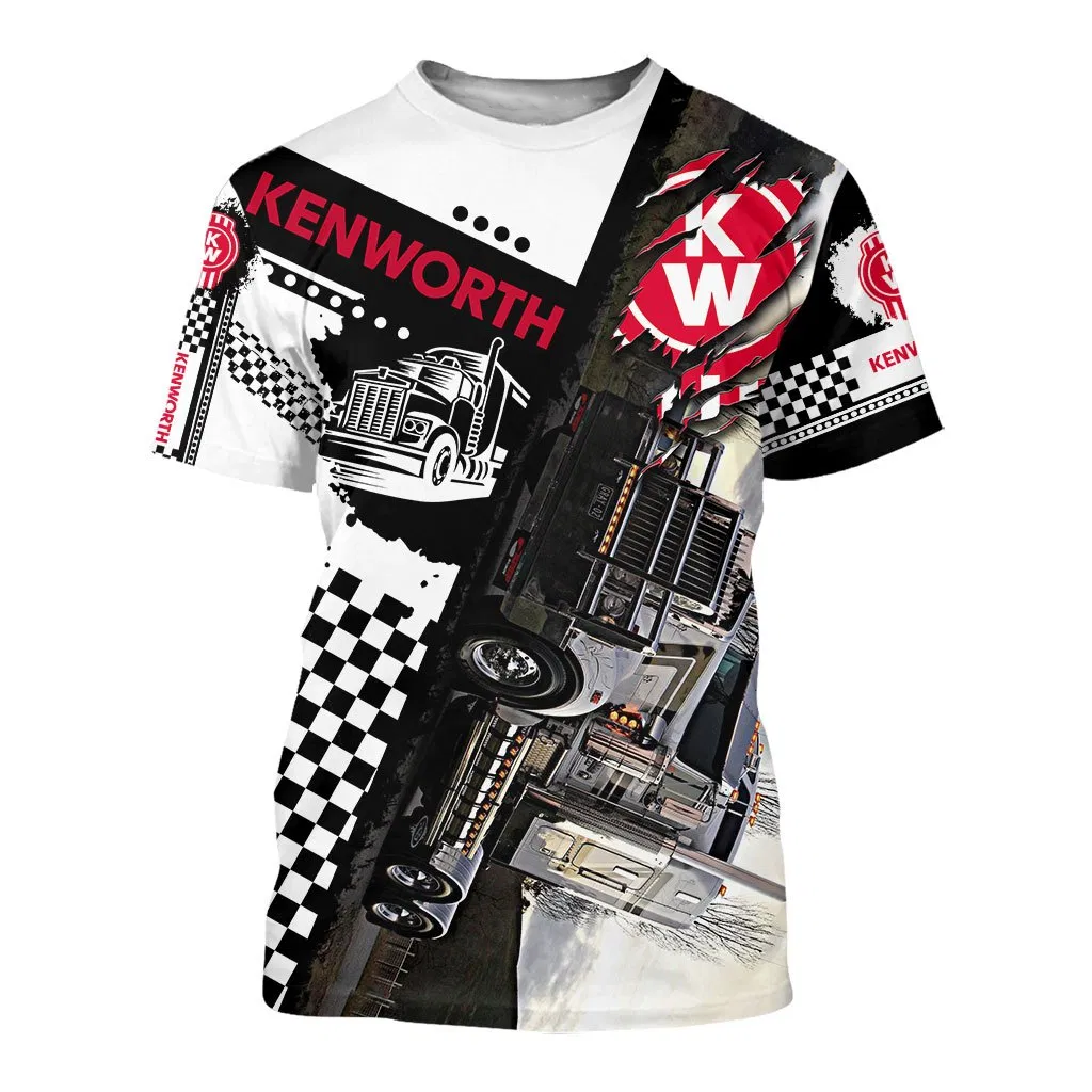 BEAUTIFUL KW TRUCK 3D ALL OVER PRINTED SHIRTS AND SHORT FOR MAN AND WOMEN PL12032009 - Amaze Style™-Apparel