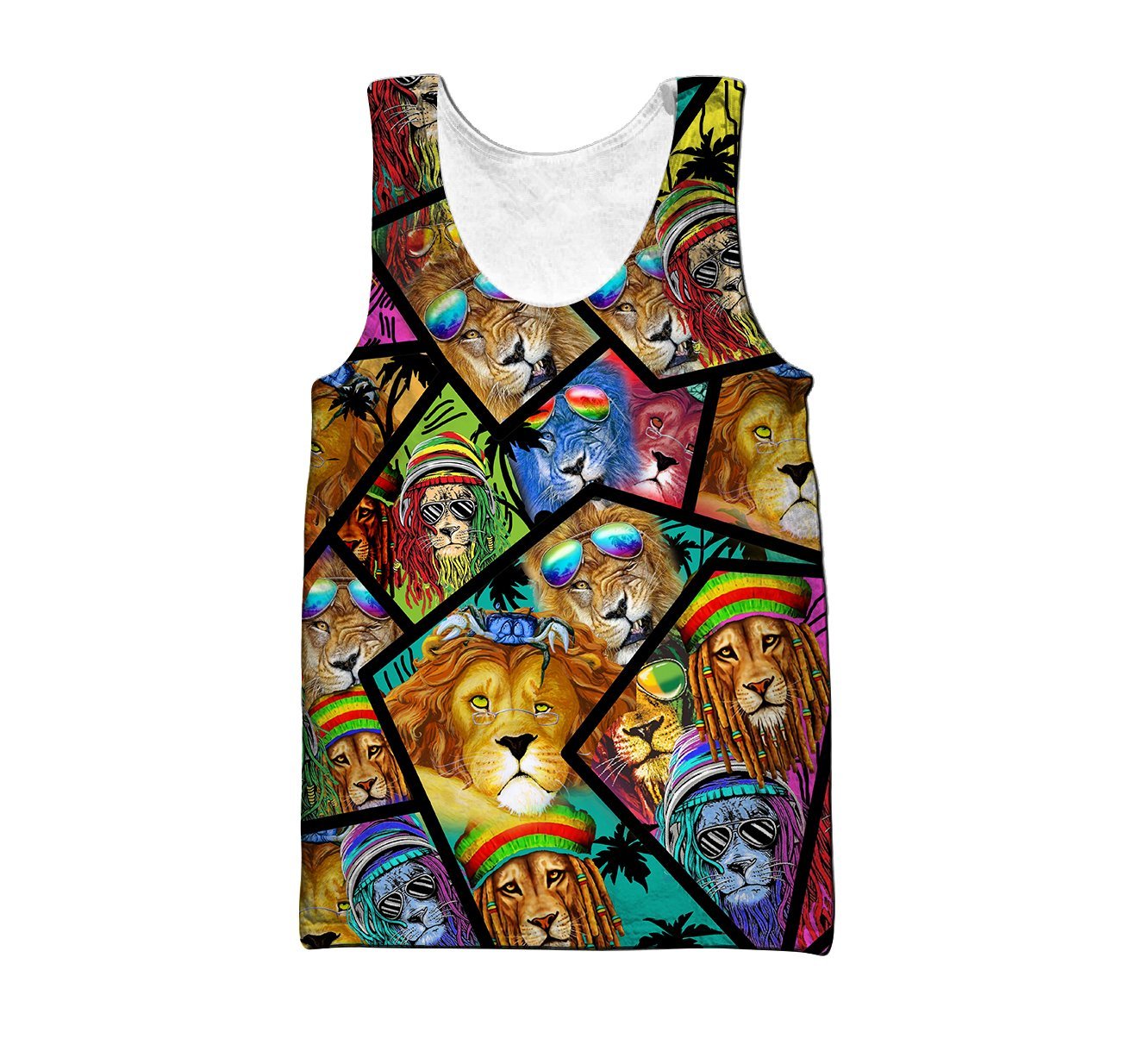 Twenty Shades Lion Over Printed Hoodie