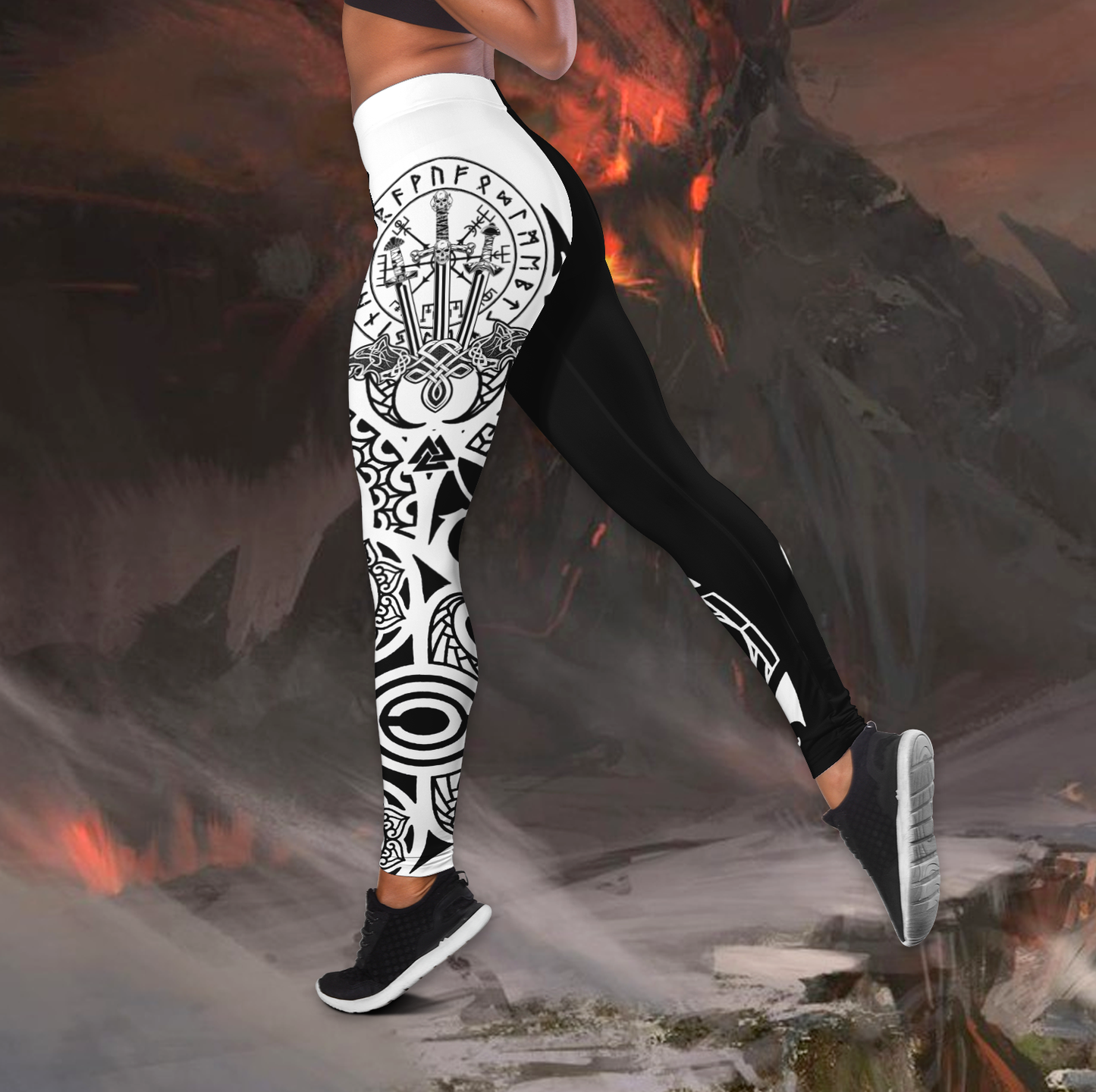 Warrior viking tanktop & legging outfit for women