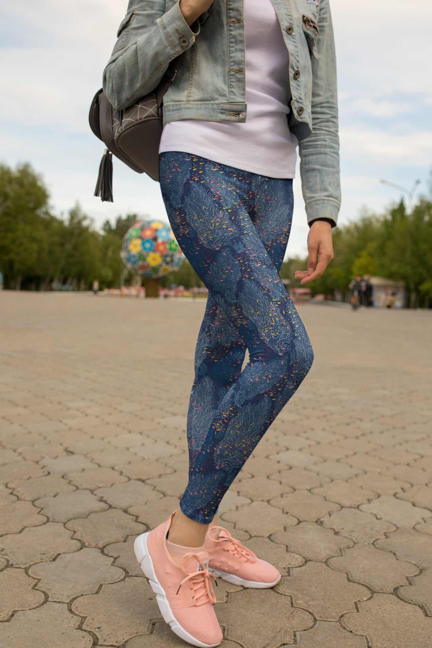 3D All Over Print Tree Coral Legging - Amaze Style™-Apparel