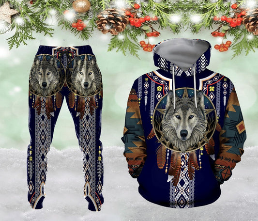 Wolf Native American 3D All Over Printed Unisex Shirts