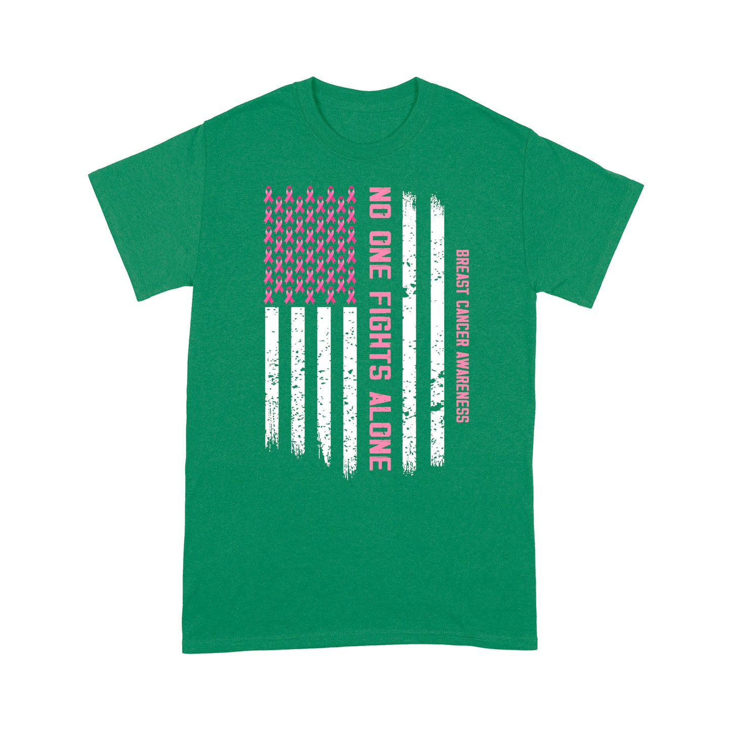 Breast Cancer Awareness No One Fights Alone Classic T-Shirt