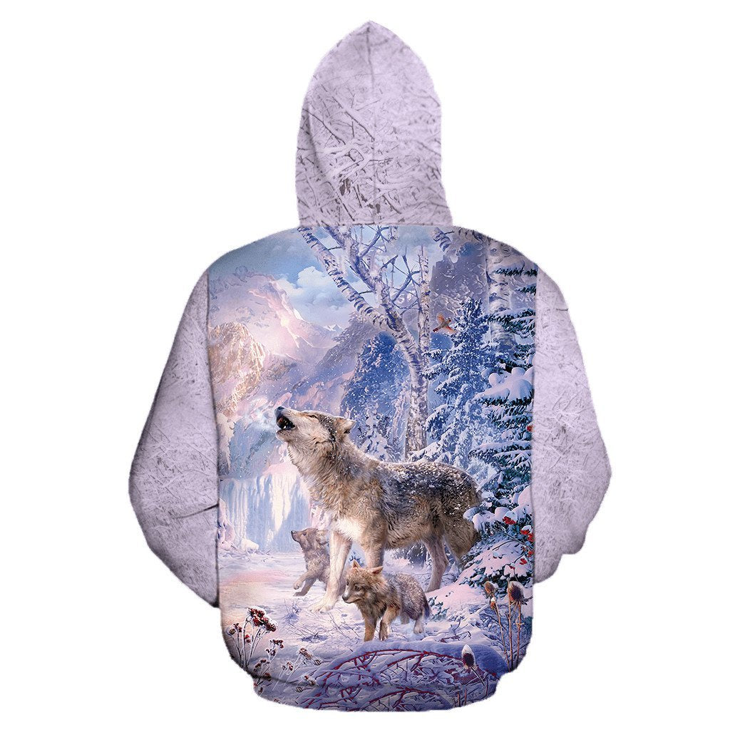 Wolf Native American 3D All Over Printed Unisex Shirts