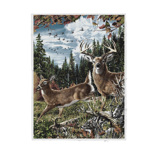 Beautiful Deers Sherpa Blanket TN