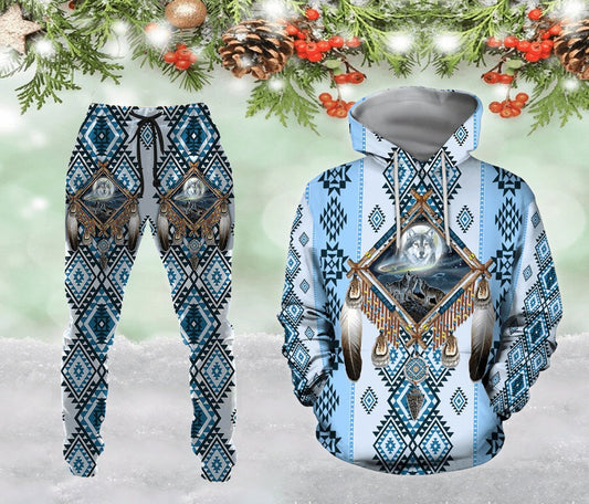 Wolf Native American 3D All Over Printed Unisex Shirts