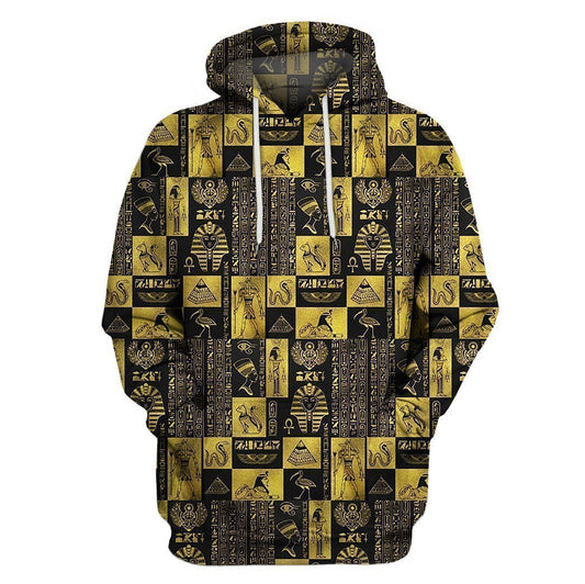 All Over Printed Egyptian God And Symbols - Amaze Style™-Apparel