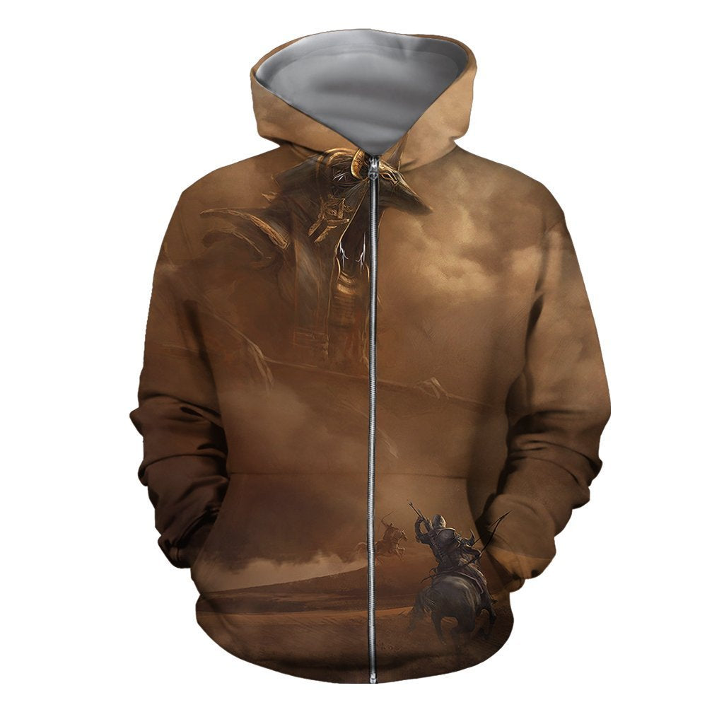 3D All Over Print Anubis Assassin's Creed Origins Hoodie - Amaze Style™-Apparel