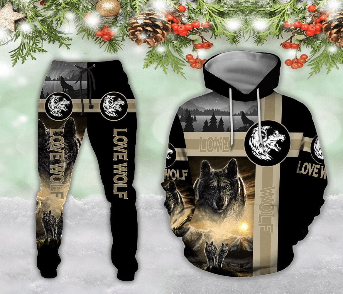 Wolf Native American 3D All Over Printed Unisex Shirts