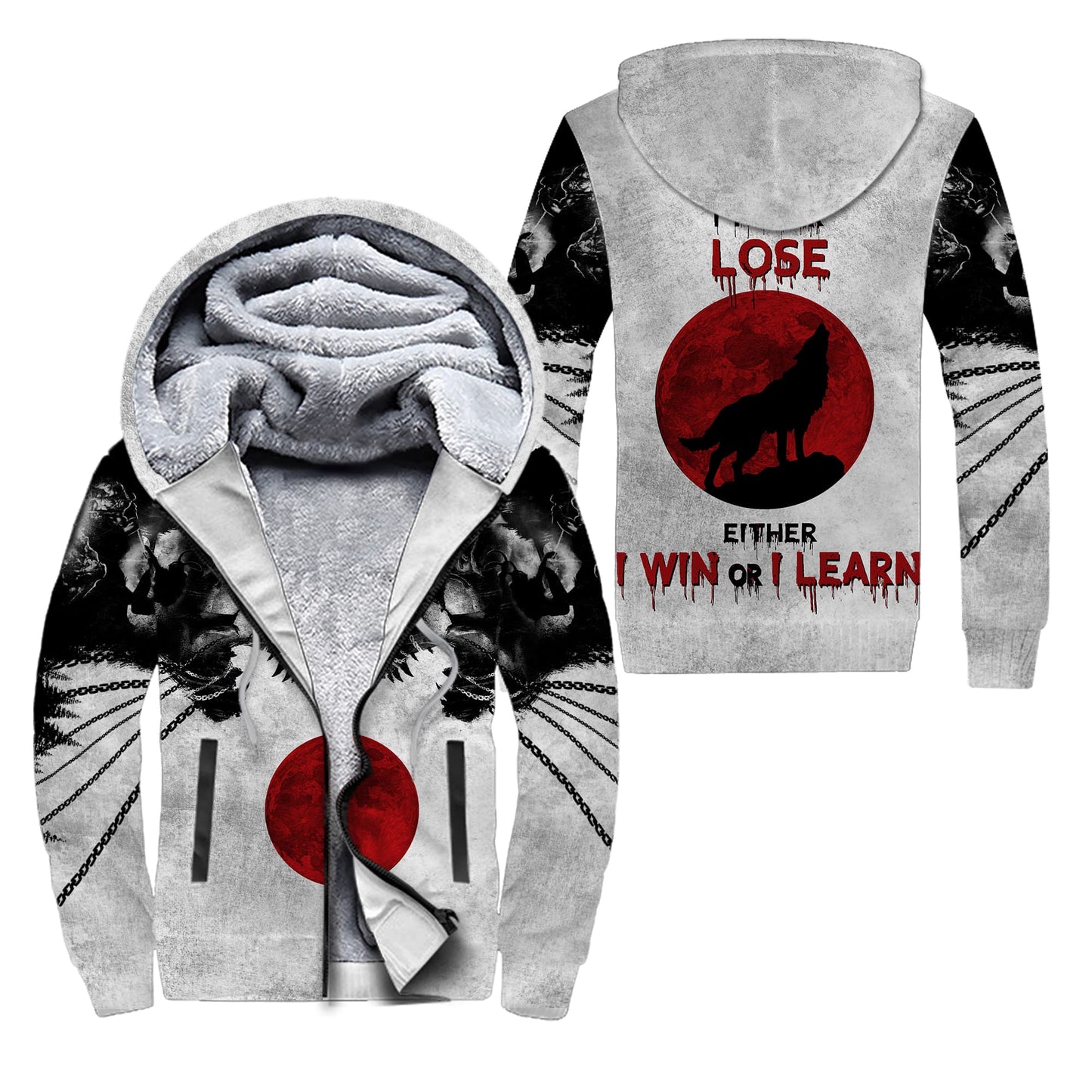 Wolf - I Never Lose 3D All Over Printed Unisex Shirts