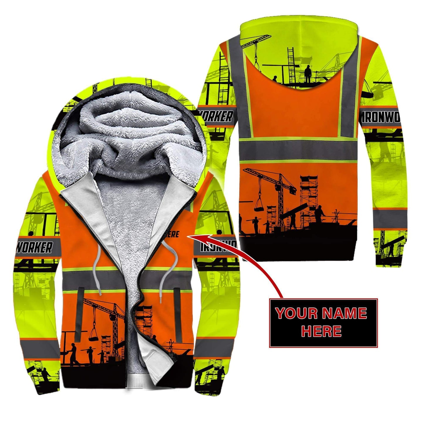 3D Premium Ironwork Logger Custom Name Unisex Shirts