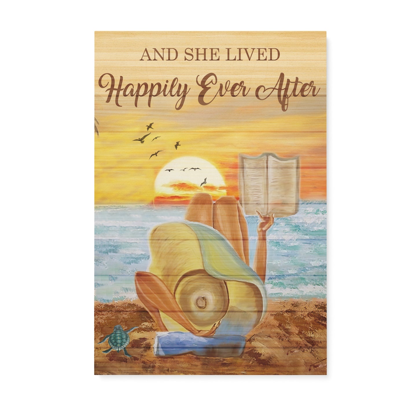 Beach Canvas And She Lived