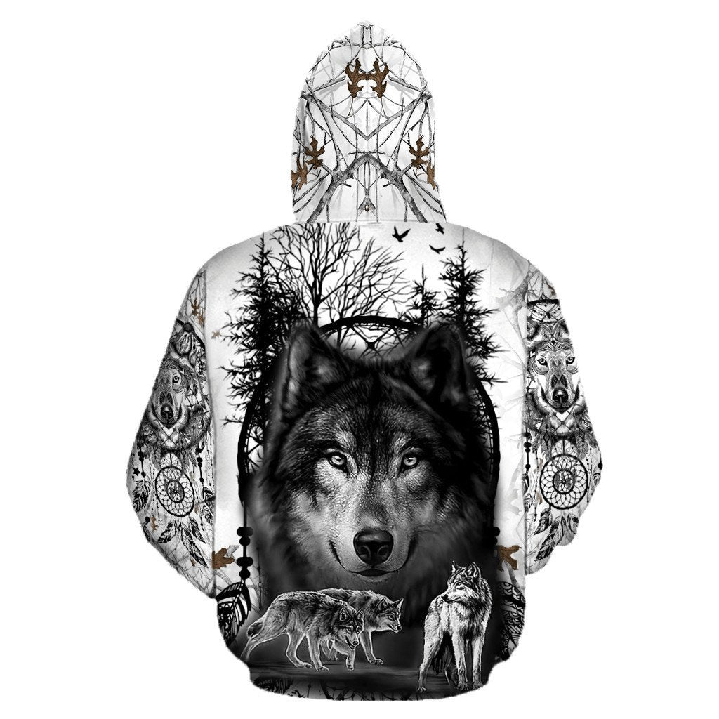 Wolf 3D All Over Printed Unisex Shirts