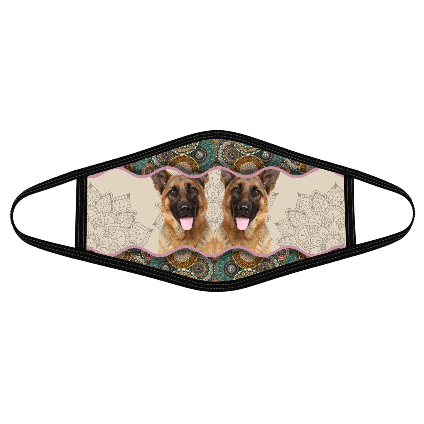 German Shepherd Vintage Face Mask DL