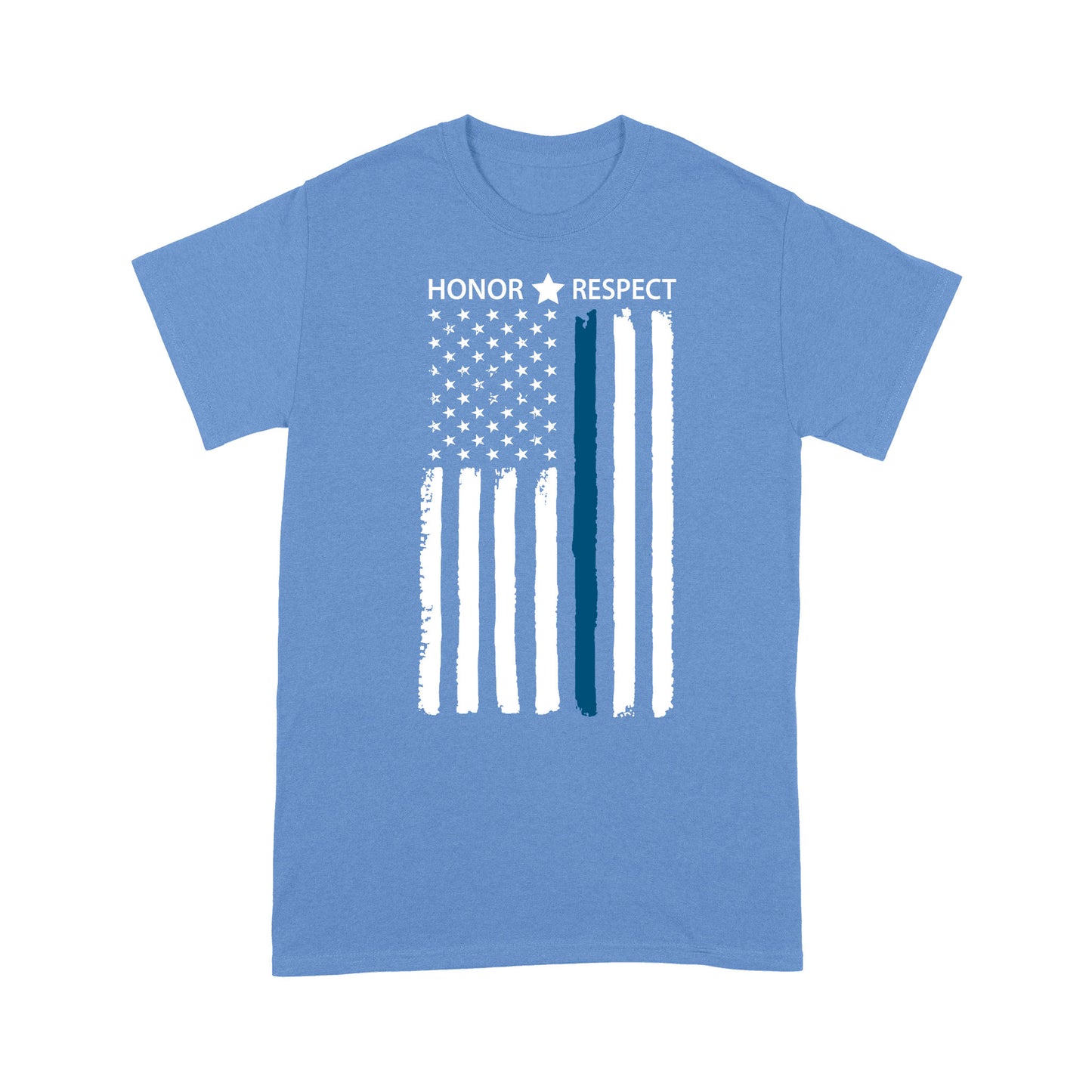 Thin Blue Line Flag Honor Respect Thin Blue Line T-Shirt, Best Gifts For Police Officers