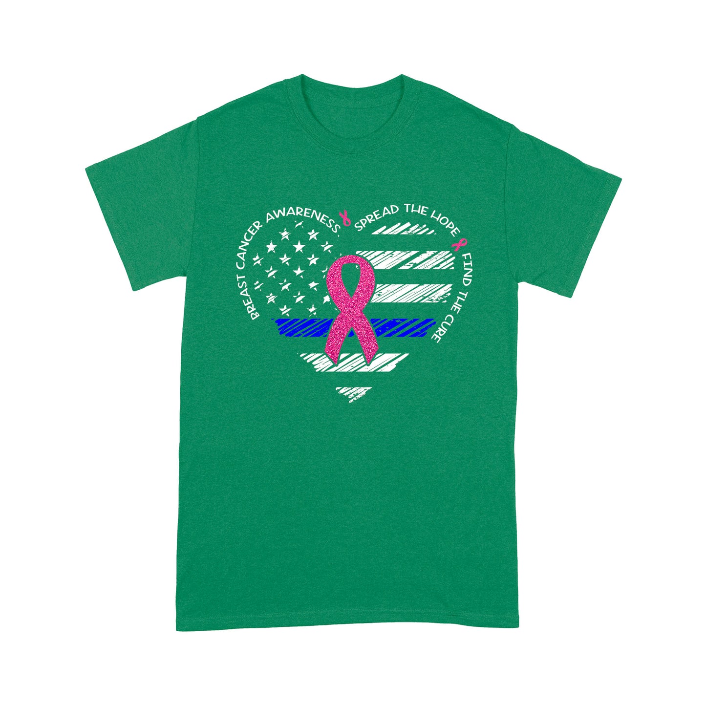 Thin Blue Line Spread The Hope Find The Cure - Breast Cancer Awareness Classic T-Shirt