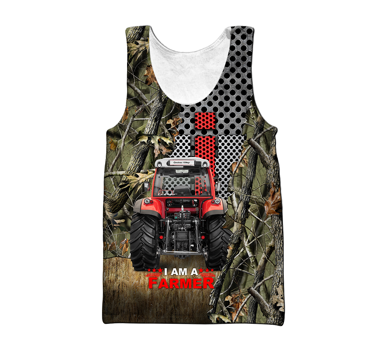 All Over Printed Farmer Tractor Hoodie MEI09222003-MEI