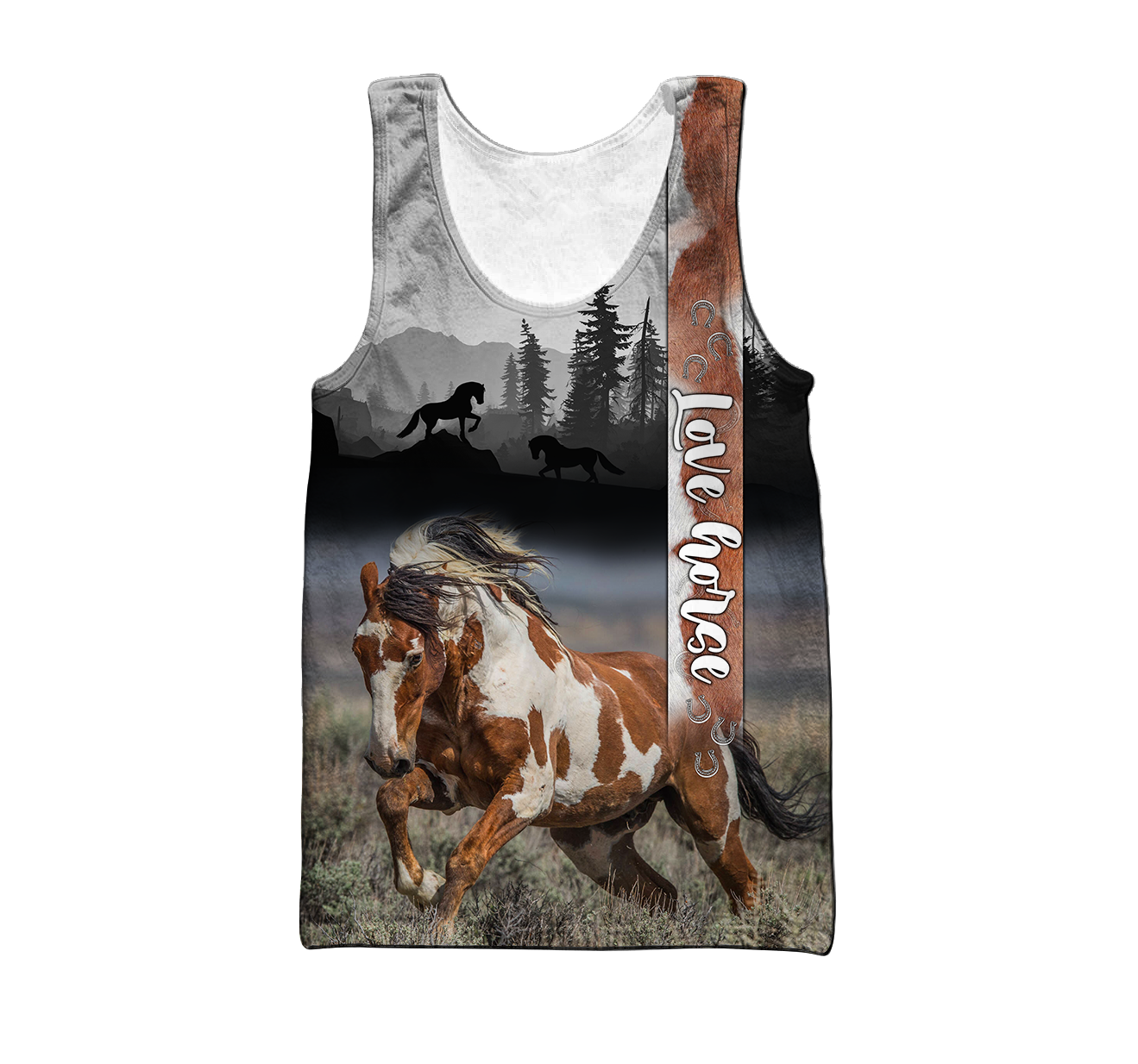 Beautiful American Paint Horse 3D All Over Printed Shirts For Men And Women DA19112005