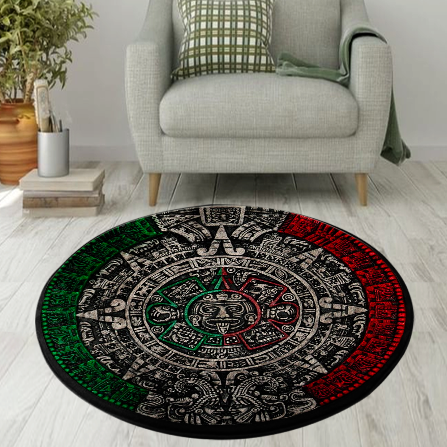 Aztec Circle Rug
