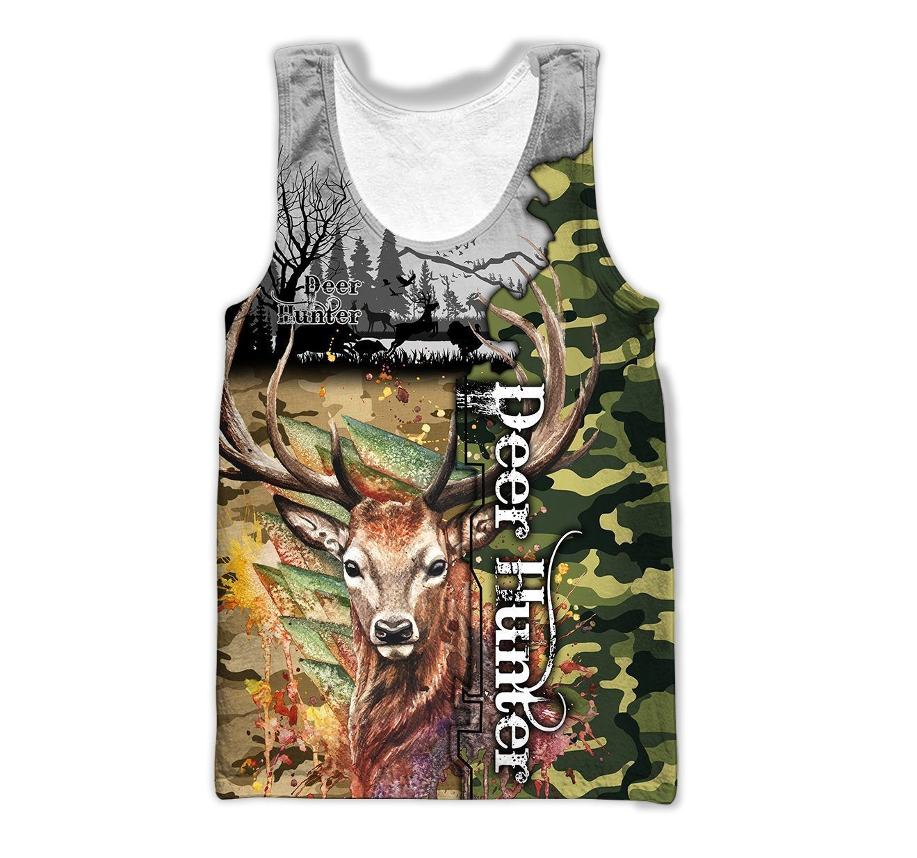 BEAUTIFUL HUNTING CAMO 3D ALL OVER PRINTED SHIRTS ANN231001 - Amaze Style™-Apparel