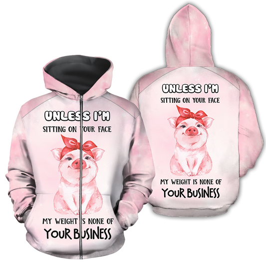 All Over Printed Pig Lady MEI09042001-MEI