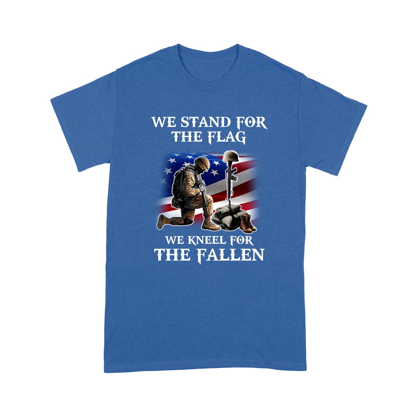 Stand For The Flag-Veteran Standard T-shirt TA