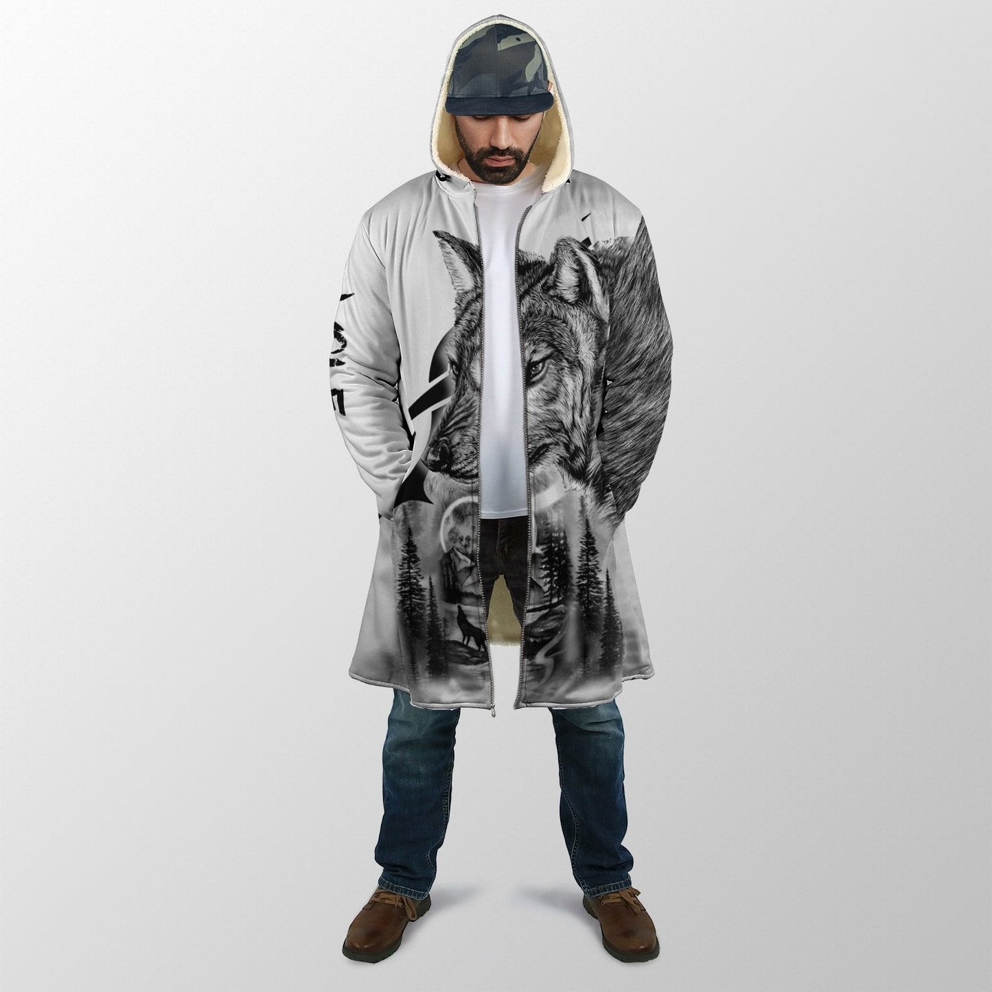 Wolf - A Wild Soul Can Never Be Tamed 3D All Over Printed Unisex Shirts